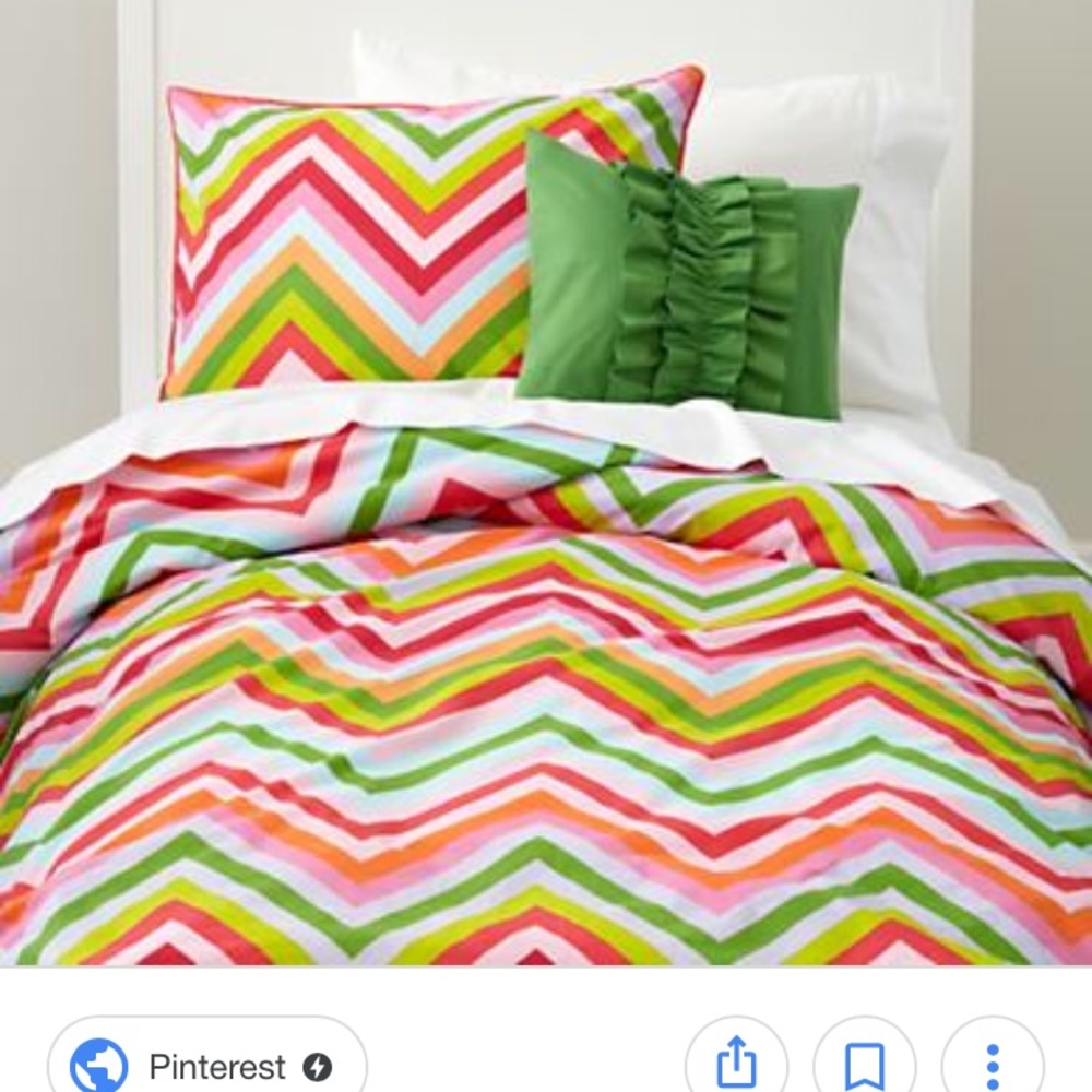 Land of Nod duvet cover Shams, pillow and sheets